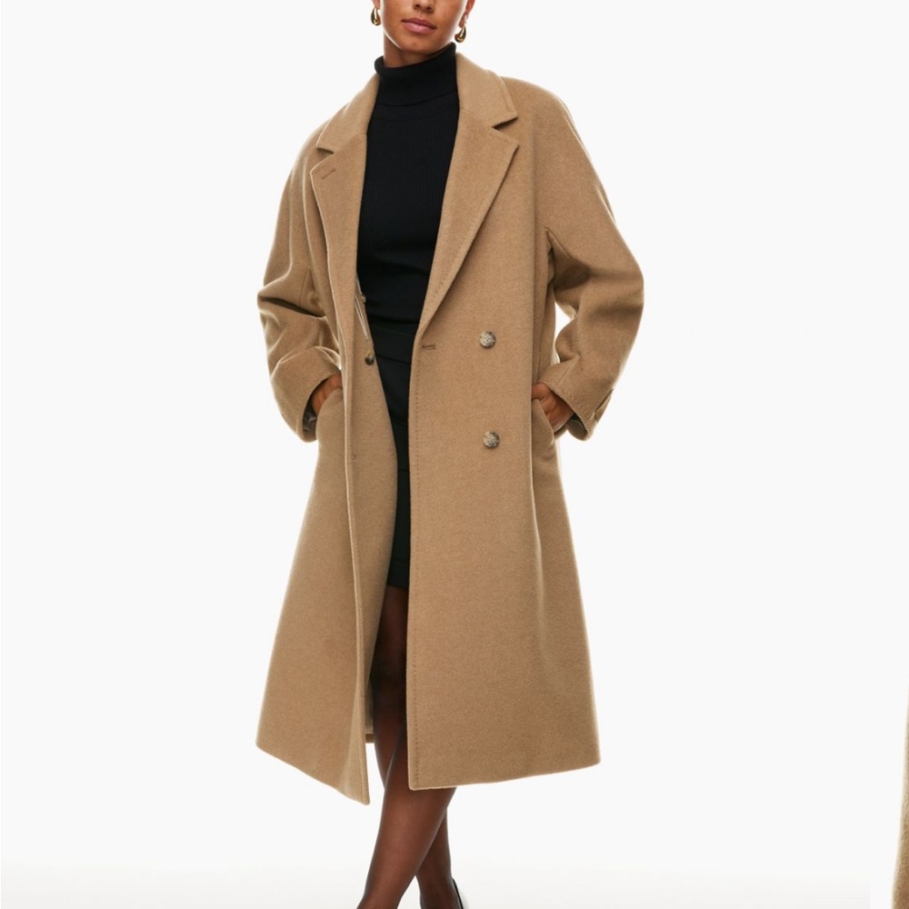BABATON THE SLOUCH COAT in XS cocoa sand